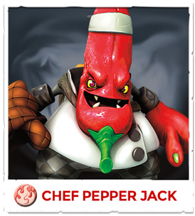 skylanders chef pepper jack figure